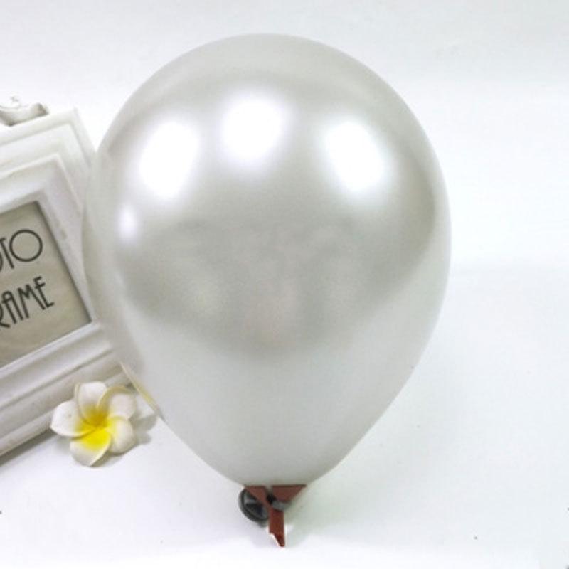 10-inch Wedding Celebration Matte Balloons - Pack of 1.8g Round Latex for Party Decorations & Arrangements.