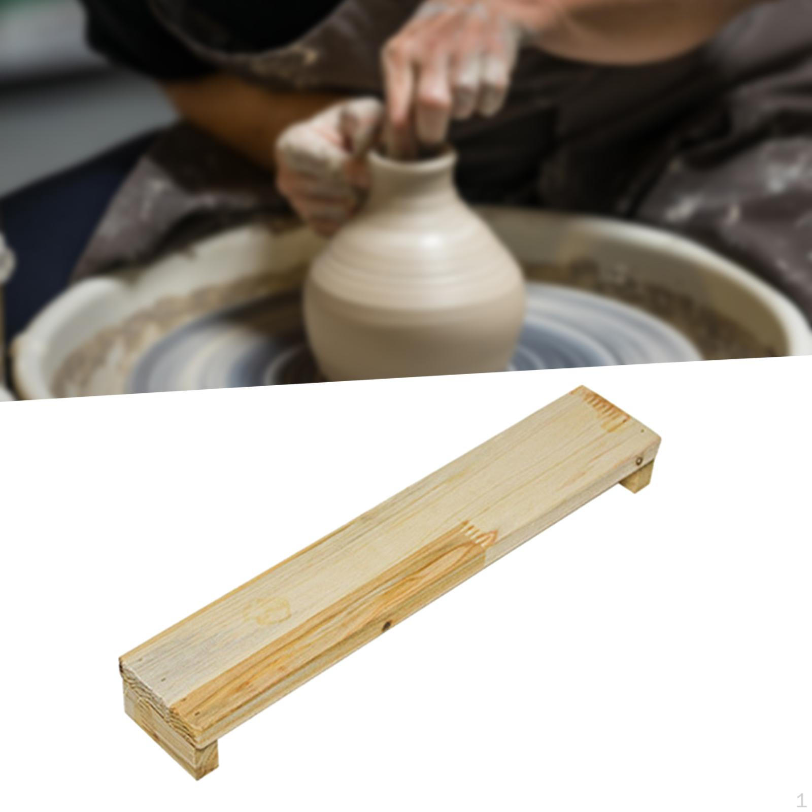

Деревянная подставка для рук Прочная практичная полка для запястий для изготовления керамики, проектов DIY, S