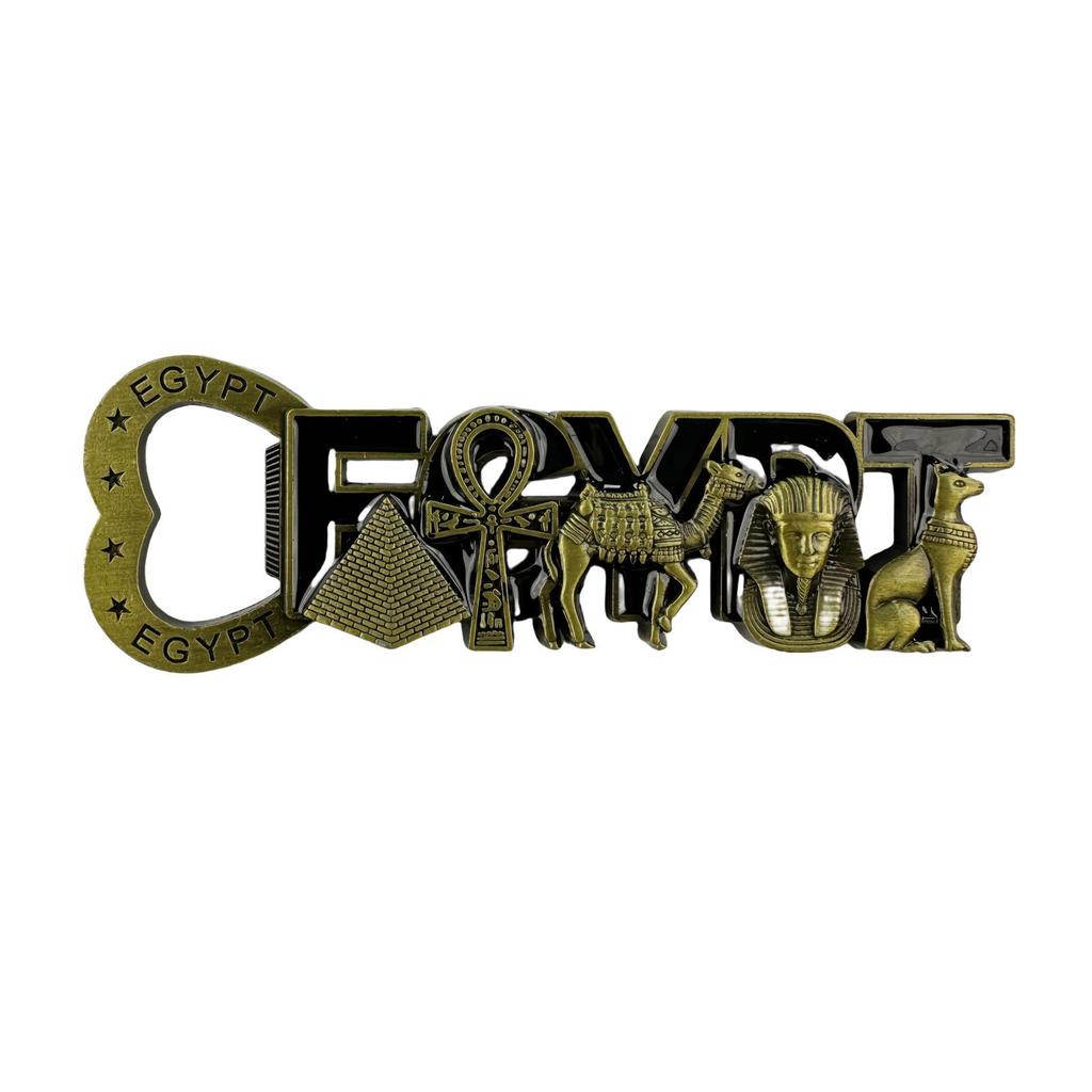 Hand-Painted Egypt Pyramids & Sphinx Resin Fridge Magnet - Tourist Souvenir. Free Shipping!