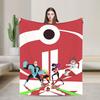 Gli Incredibili Mr. Incredibile Coperta Copriletto Flanella Cartone Animato Elastigirl Coperta Morbidissima per Letti Divani Trapunte