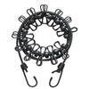 Travel Clothes Drying Rope with 12 Clips, Camping Clothes Dryer, Windproof, Elastic, Portable, Perfect for Travel, Camping, Indoors, Outdoors, and Rai