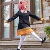 Ania Fujie Cosplay Costume, Spy House Anime Party Cosplay Complete Performance Set, Halloween Party Costume
