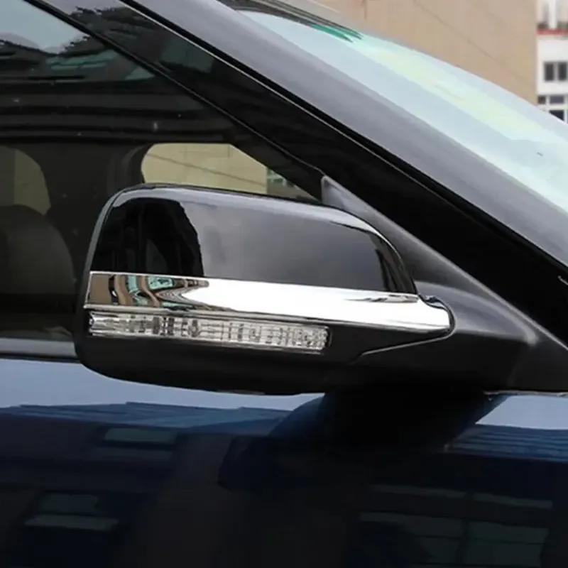 LHD For Ford Explorer 2011- Car Sticker Side Rearview Mirror Strip Cover Trims Chrome ABS Protective Anti-Collision Decor