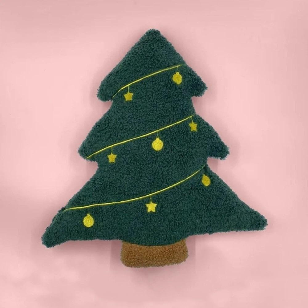 Soft Christmas Tree Pillow 40cm Festive Decor Pillow New Plush Cushion Christmas