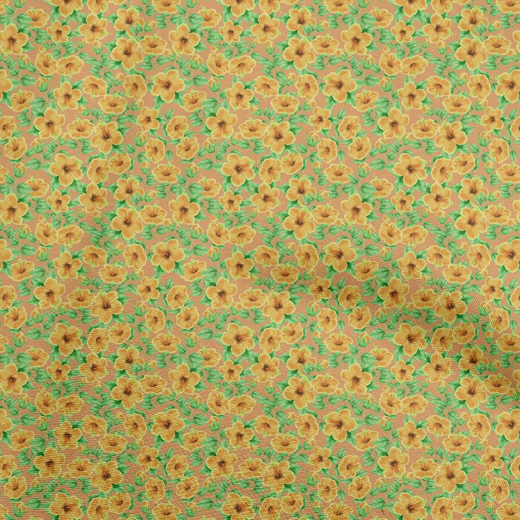 oneOone Cotton Flex Gray Fabric Tropical Craft Projects Decor Fabric Printed By The Yard 40 Inch