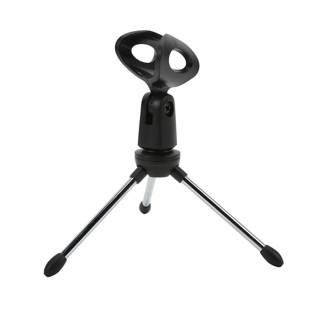 Desktop Microphone Mic Stand Holder Bracket Adjustable Table Microphone Holder with Mic Clip for Conference Live