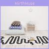 Black Baby Print Play Mats Game Pad Fashion Carpet Mat Floor Creeping Kids Props