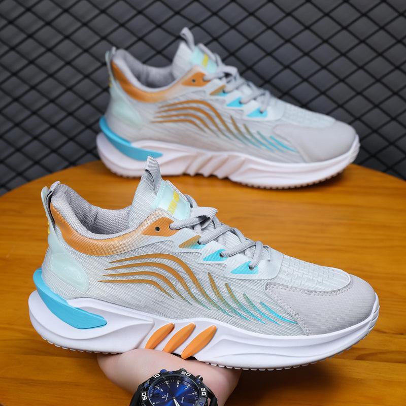 2023 Новая мужская обувь для бега с сеткой — фото 3