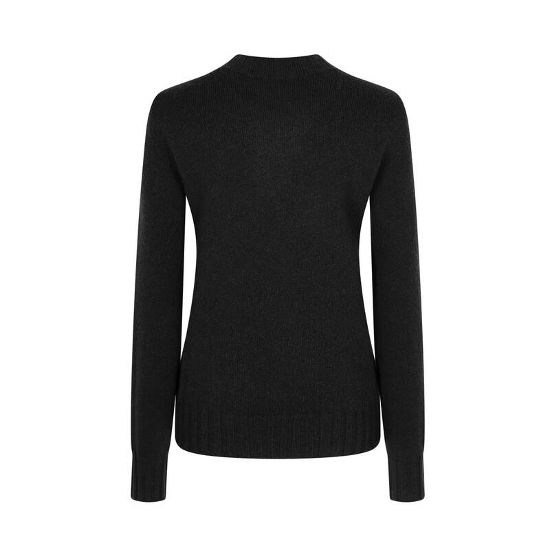 FivePlus Women's Elegant Slim-Fit Half-High Collar Knit Sweater