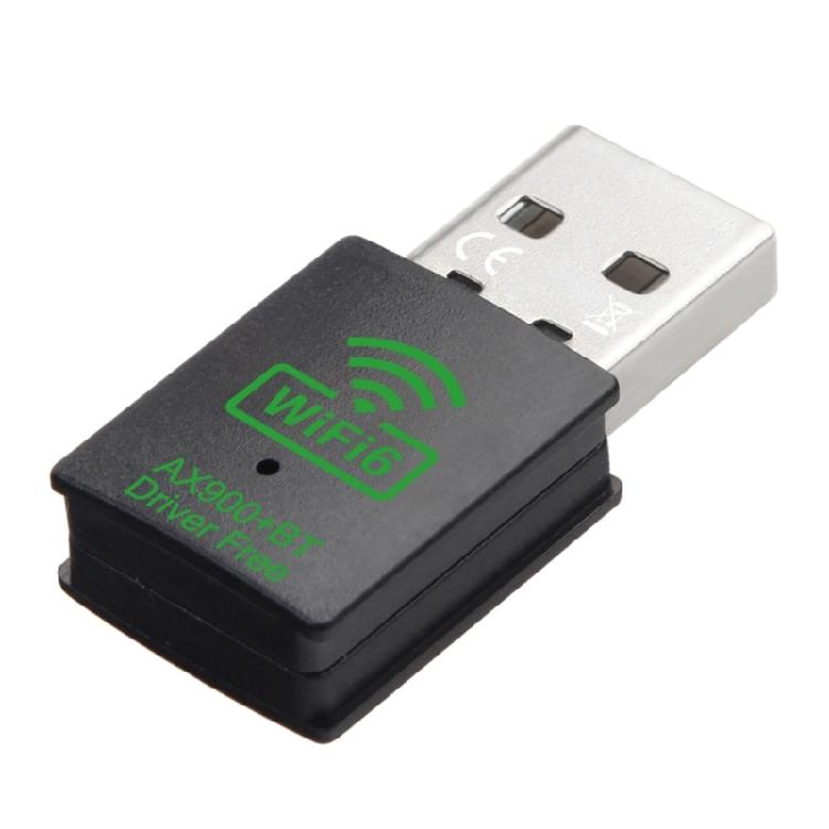 

AX900 WiFi 6 USB Bluetooth-compatible Dongle for PC and Laptop Two Band 600Mbps 5GHz 286Mbps 2.4GHz Builts in Driver