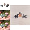 Charming Mini Animals Resin Ornaments For Delightful Fairy Garden Decoration