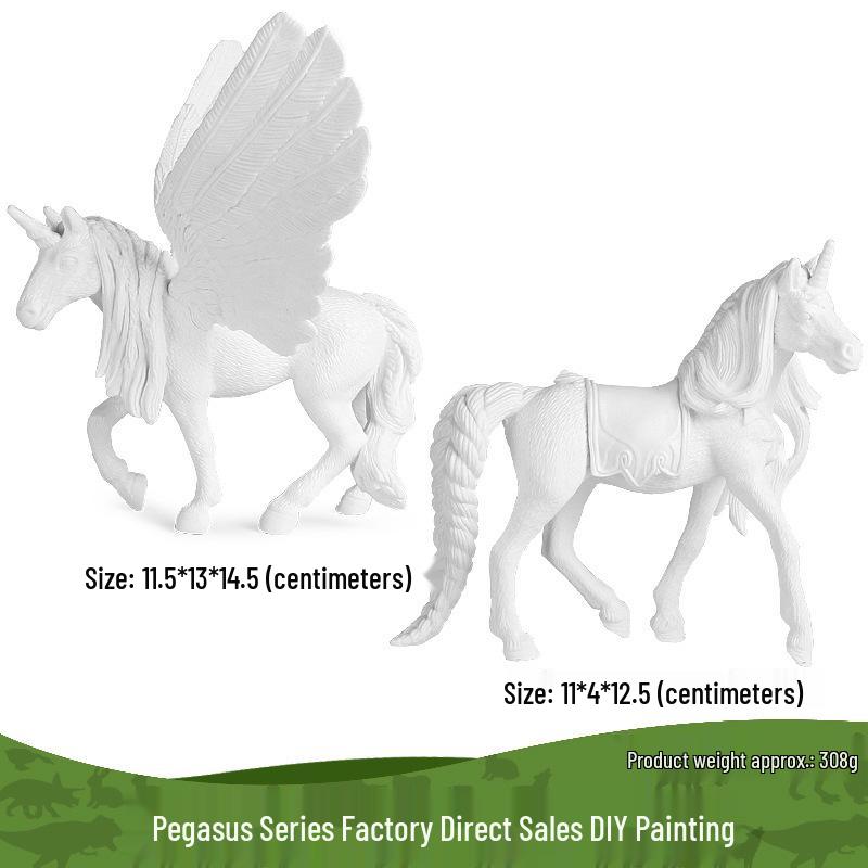 Mysterious Elf Pegasus Mythical Beast Model - Home Decoration Ornament & Gift
