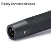 E300 Condenser Microphone Professional High Sensitivity Computer Karaoke Handheld Microphone with Audio Cable for Studio Recording