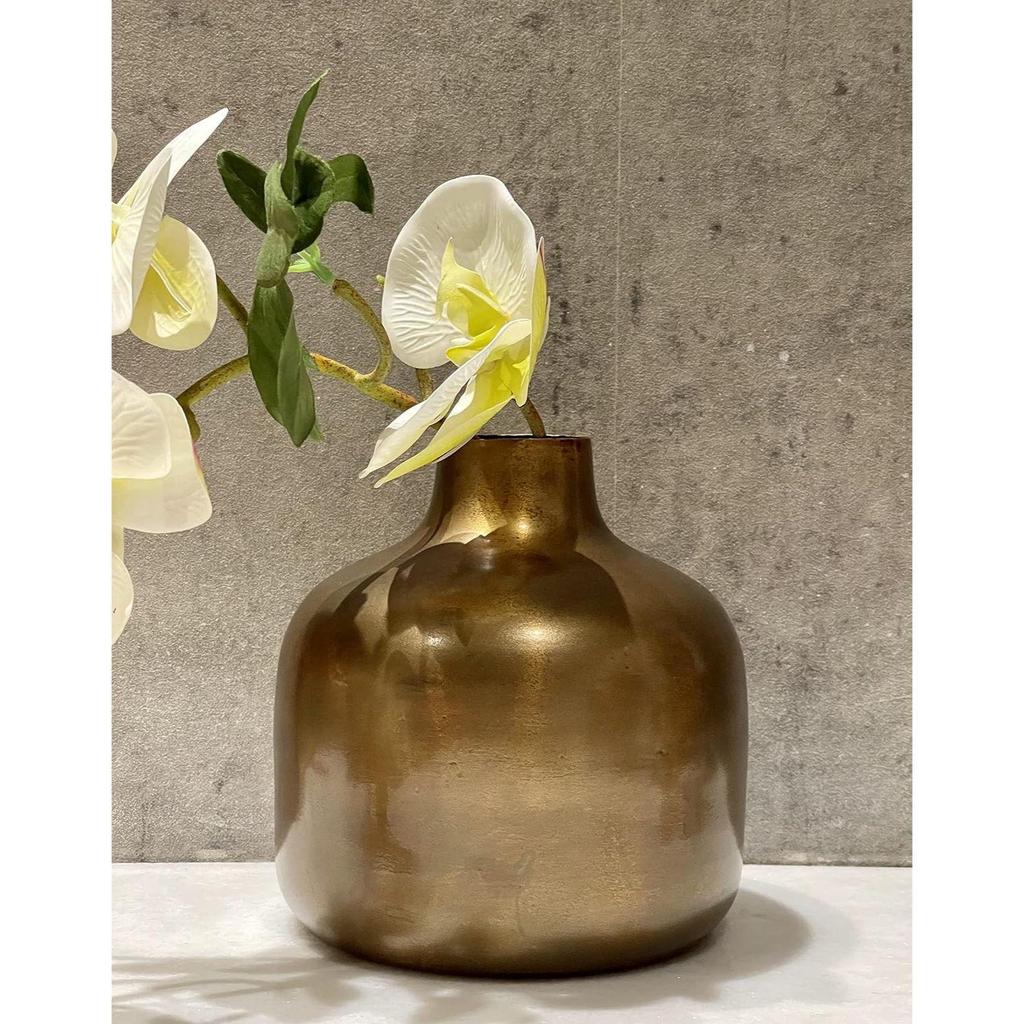 Vase for Living Room | Metal Vase for Home Decor | Flower vase Vintage Antique Decor | Table Copper Flower Vase for Home Decoration