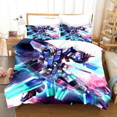 Home Textiles, Bedding Two Or Three Piece Polyester, Gundam Series 3D Digital Printing