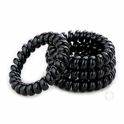 Noble Spring Telephone Cord Hair Tie 100-Piece Set Women's Hair Bands