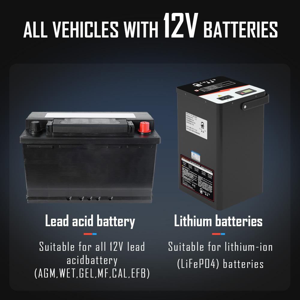 12V Car Battery Tester Lancol Micro 500 40-3000 CCA Lithium Battery Test Lead Acid Battery Analyzer LED Display