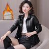 JOHLIN DREAM Women's Fleece-Lined Faux Leather Jacket