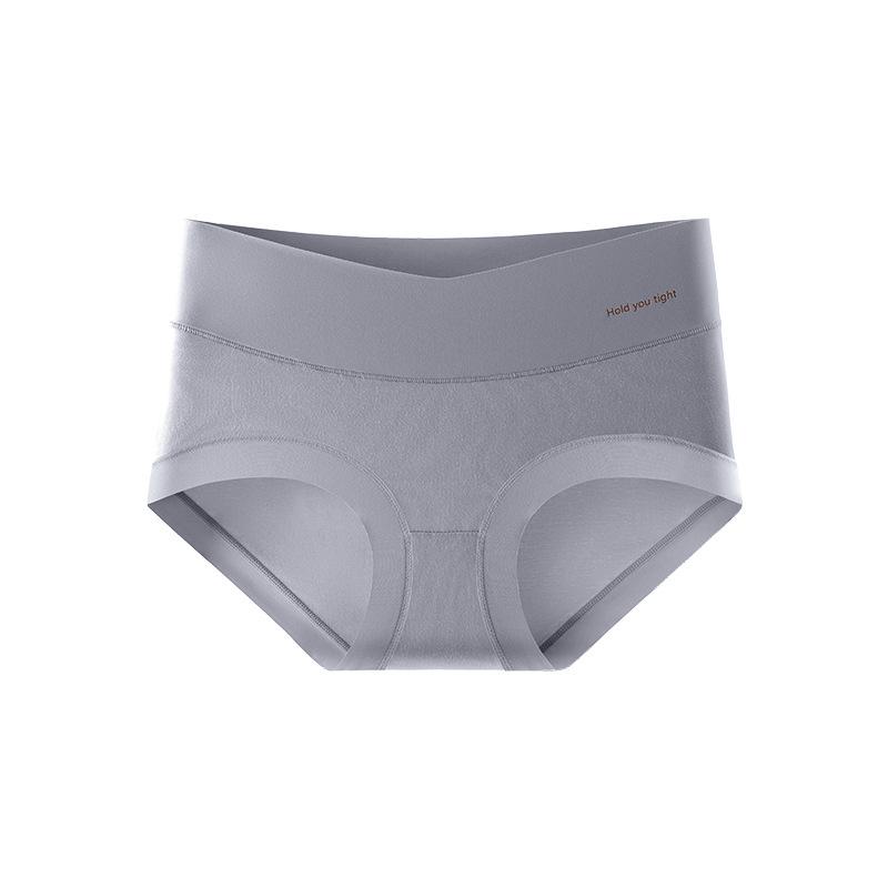 Sexiga midjakalsonger för kvinnors sömlösa mage Krympande Mulberry Silk Antibakteriell Stora andningsbara byxor