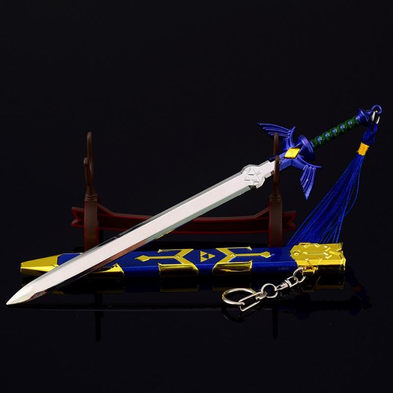 22cm Tears of The Kingdom Master Sword Enhanced Activity Weapon Model Samurai Model Pendant Accessories Keychain Ornament Crafts Toy