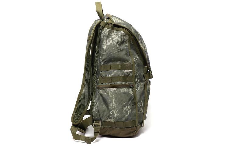 Nike Polyester Nylon Backpack Regular Unisex Army Green BA6377-395