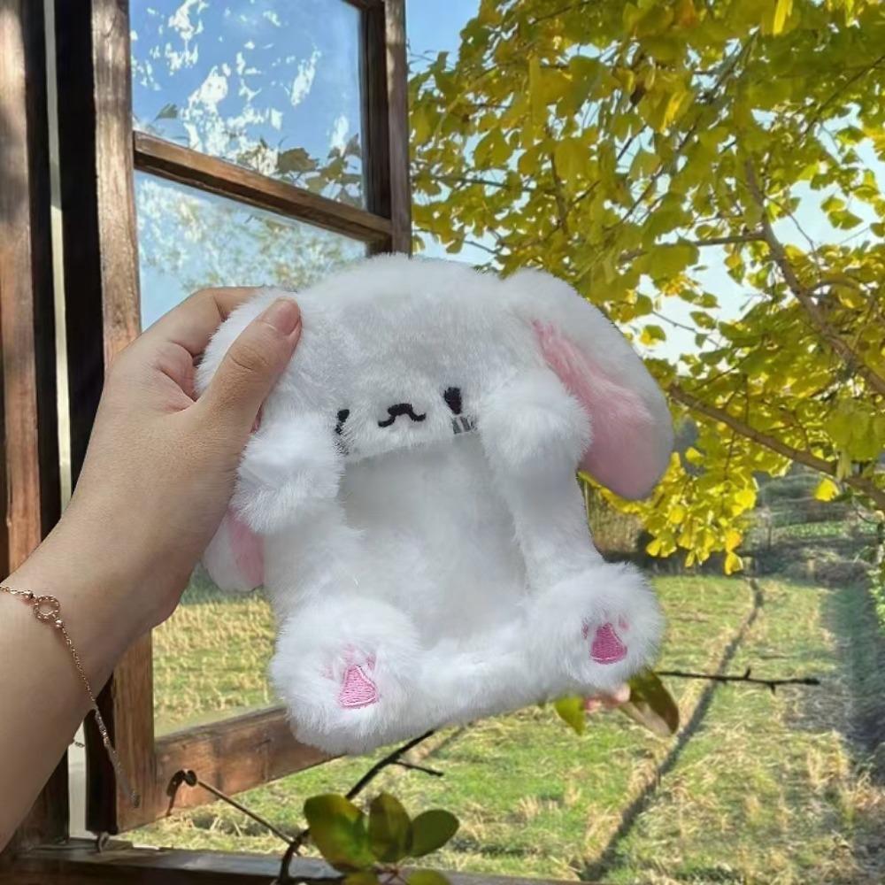Cartoon Plush Photocard Case Cute Star Shape Photo Card Holder Fashion Bag Keychain  Women