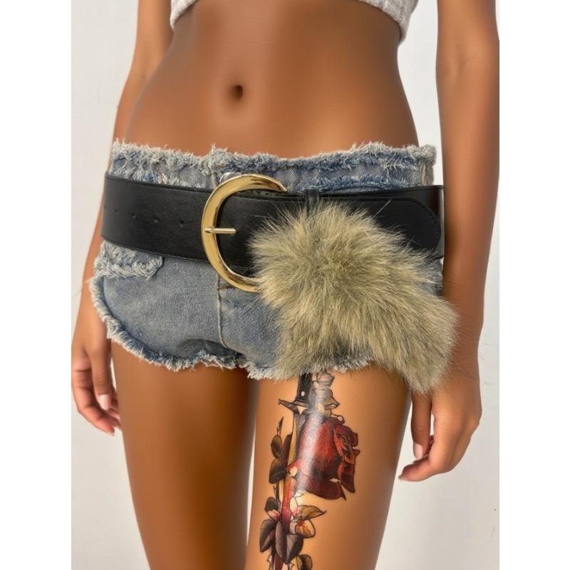 

Новый осенне-зимний ремень из оленьей кожи с флисом и маленькой петлей — это универсальный ремень для сценических выступлений на каждый день.