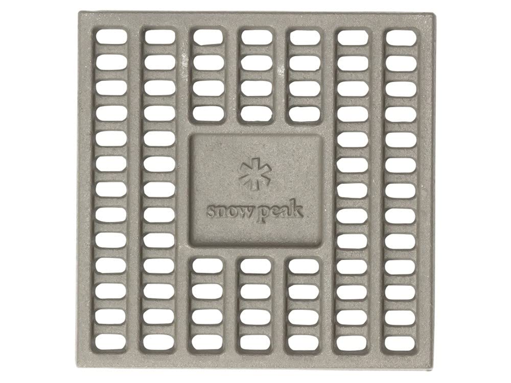 Snow Peak Fire Pit S with Base Plate Ideal for Camping and Outdoors (for 1-2 People) ST-031BP,