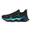 Anta Chaussures de Course Basses Amortissantes Antidérapantes Durables Homme Baskets Noir Vert 112315555-1