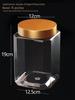 Food-Grade PET Plastic Sealed Jar for Supplement Powders - Moisture-Proof Storage Bottle
