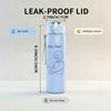 1PC Baby Kid Minimalist Line Sketch Print 750ml Portable Sports Water Bottle Leakproof Gym Outdoor Travel Drink Cup