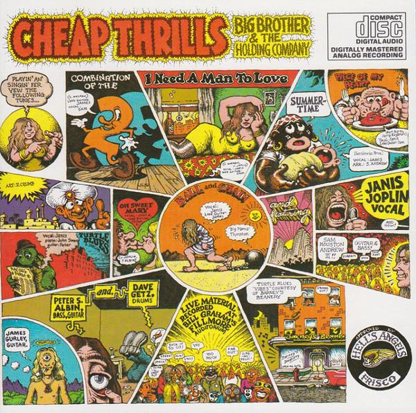 CD BIG BROTHER & THE HOLDING COMPANY - Cheap Thrills CK9700 Columbia 1989 US Rock Used