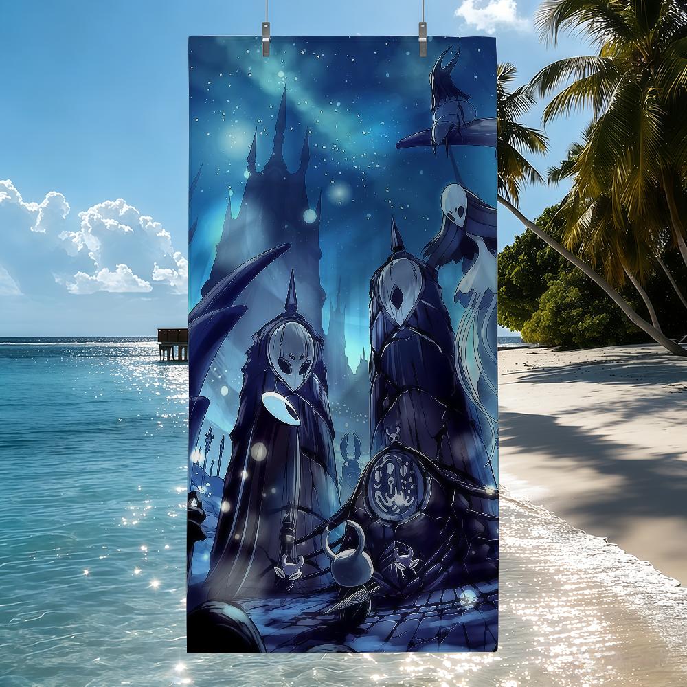 Game Hollow Knight Towel Beach Shower Bath Travel Lightweight Skin Friendly for Pool Camping Cruise Summer