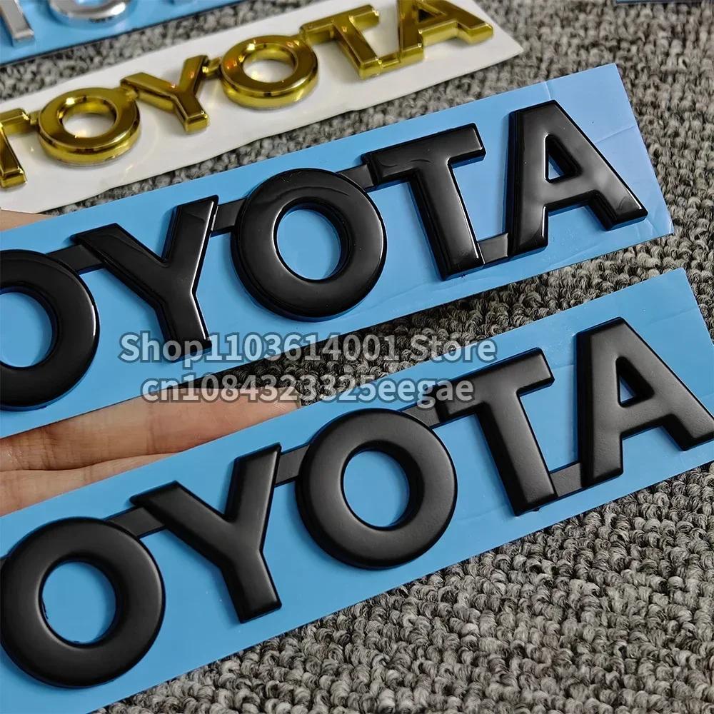 Trunk Rear Letter Badge Emblem for Toyota Replacement RAV4 Corolla Camry Prado REIZ CHR 86  Avalon Highlander Verso Tacoma