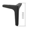 Set of 4 Modern Iron Diamond Triangle Furniture Legs