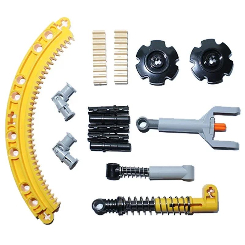Gear Cross Axles Kit Construction Bricks MOC Blocks Technical Accessories Bulk Multiple Sizes Works With All Brands Learning Playthings