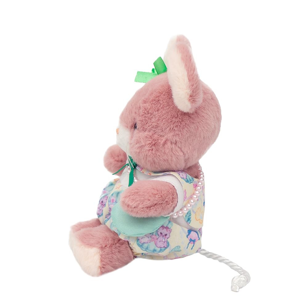 Yoshitoku Retro Plush Collection miniQ Pippi Swimmer Outfit Pouch Set W9 x D8 x 12cm 180622 & (Yellow) Size Approx.