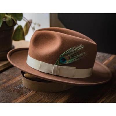 Hete Verkoop Cowboyhoed Wolvilt Tophoed Westelijke Gentleman Hoed Vilten Hoed Jazz Hoed Heren Winterhoed