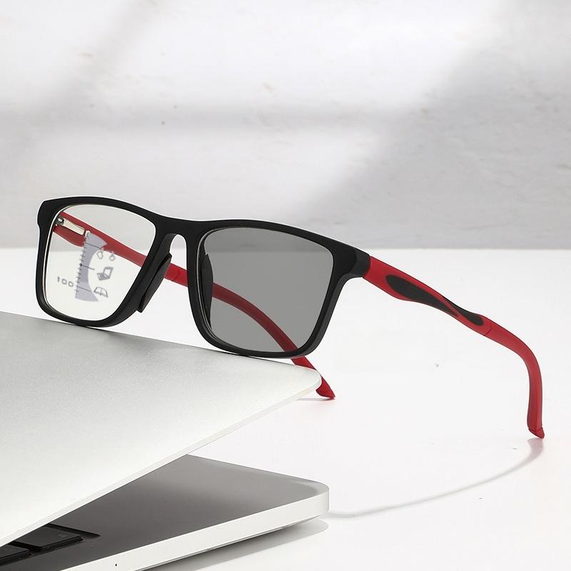 Fashionable Multifocal Reading Glasses Photochromic High-definition Reading Glasses Presbyopia Glasses Sports Glasses 2.5