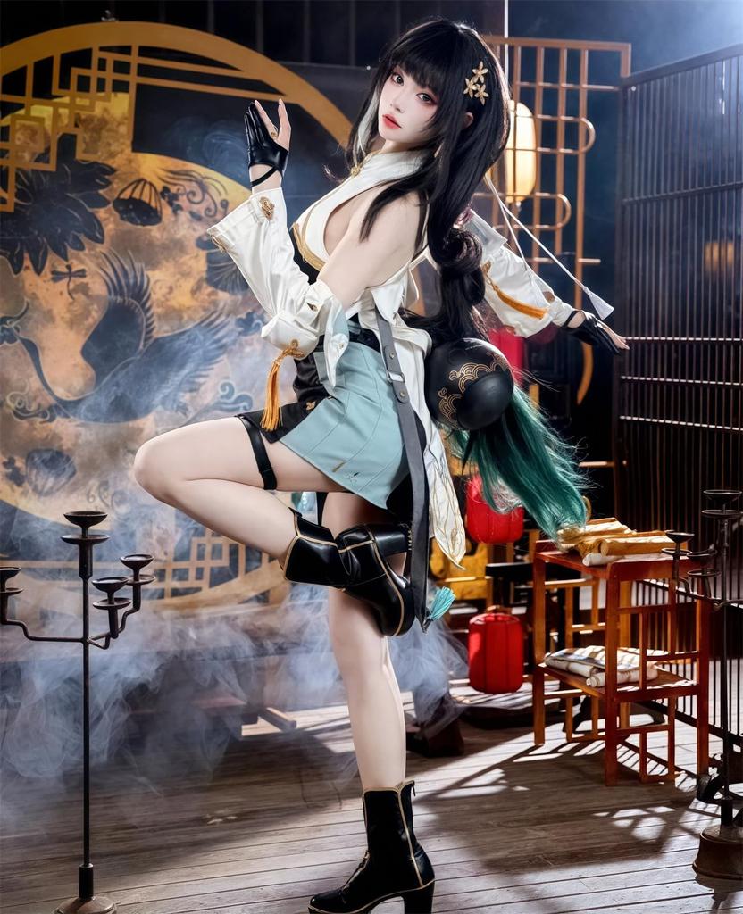 Wuthering Waves Cosplay Bílý Wuthering Waves Cosplay Kostým Bílý Wuthering Waves [NOKIJP] ...