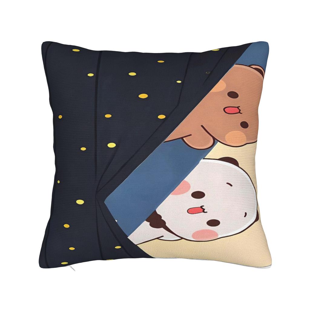 Pillow Case Bubu Dudu Graphic Pillow Cover For Couch Sofa Bedroom Kawaii Pillowcases