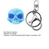 Keychain 3D Skull Design Multi-Scene Hangers Keys Bags Suitcases High-precision Key Holder Street Style Accessory