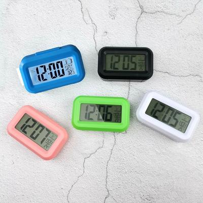 Mini Tisch LED Digital Elektronischer Wecker Aufwecken Studenten Arbeiter Schlummerfunktion Stumm für Schlafzimmer Büro Temperatur Kalender Uhr
