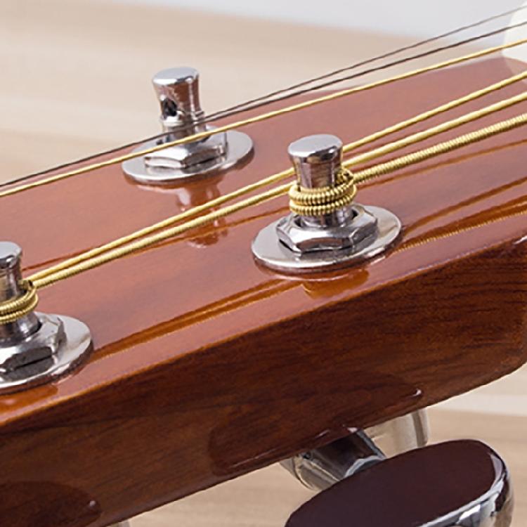 6 Stück 6-saitige Akustikgitarrensaiten für Anfänger Performer Langlebig