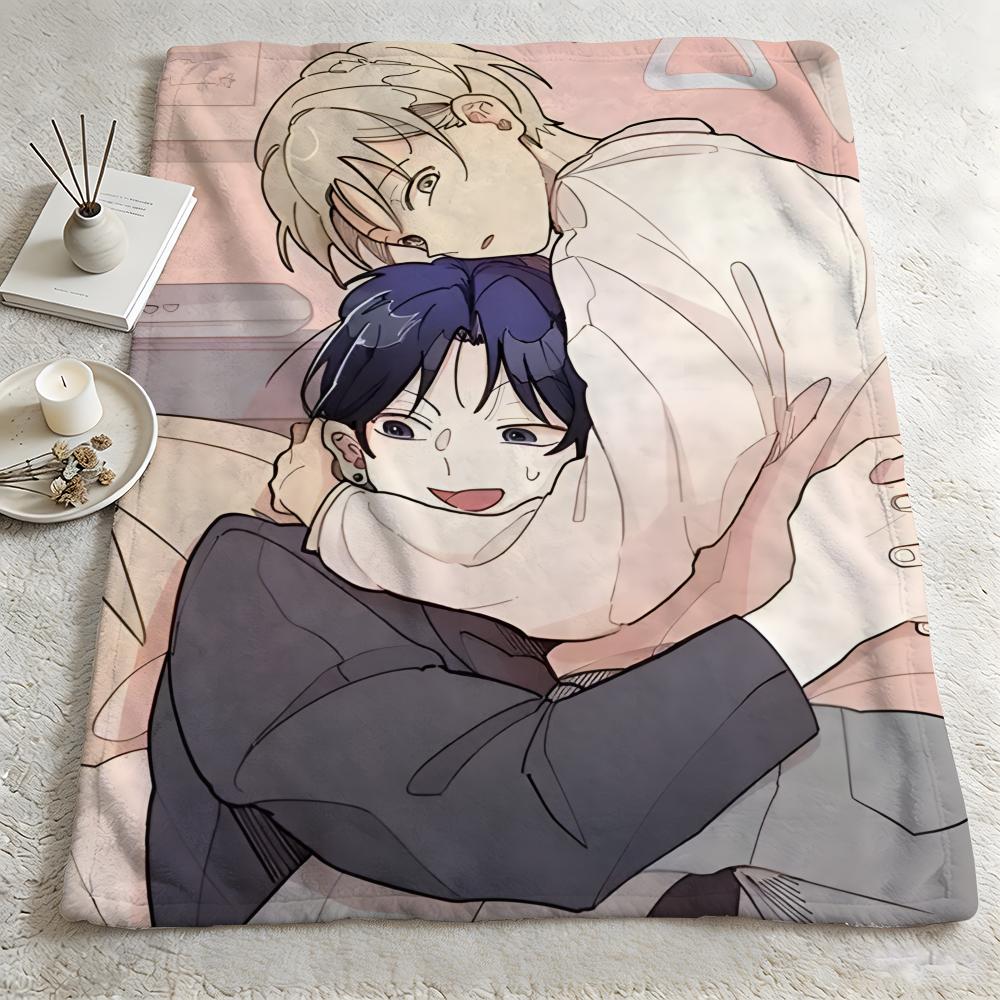 anime O-One Room TA-A Throw Warm Soft Flannel Blanket, Multi-use for Sofa Bed Camping Travel Nap
