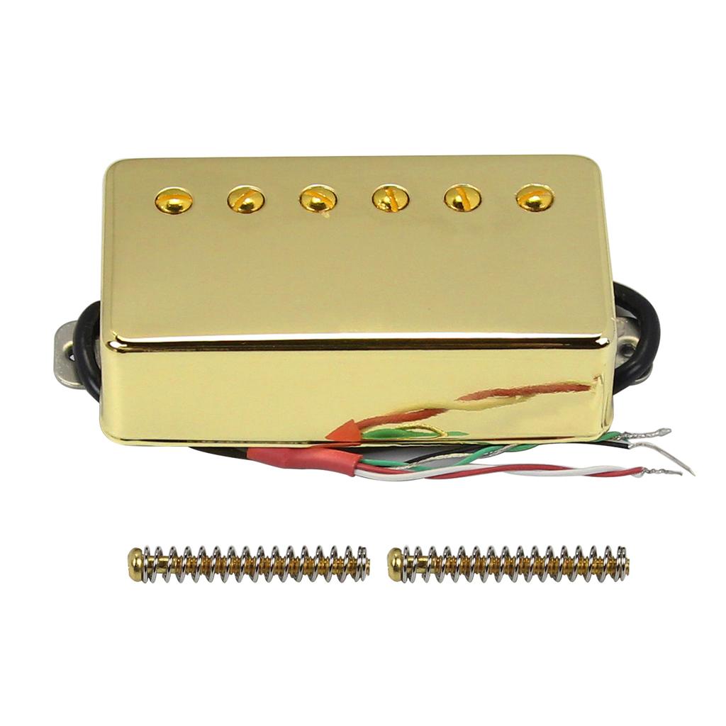 FLEOR Humbucker Pickup LP Electric Guitar Pickup Ceramic Magnet Neck or Bridge,Black/Gold Choose