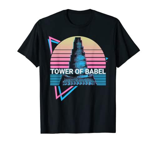 Tower of Babel Retro T-Shirt