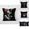 Vintage Horror Print Pillowcase For A Spooky Halloween Touch
