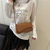 New Commuter Armpit Fashion Simple Flip Shoulder Bag Small Square Bag Versatile Handbag Women