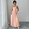 Women's Sexy Spaghetti Strap Dress for Evening Parties and Formal Occasions